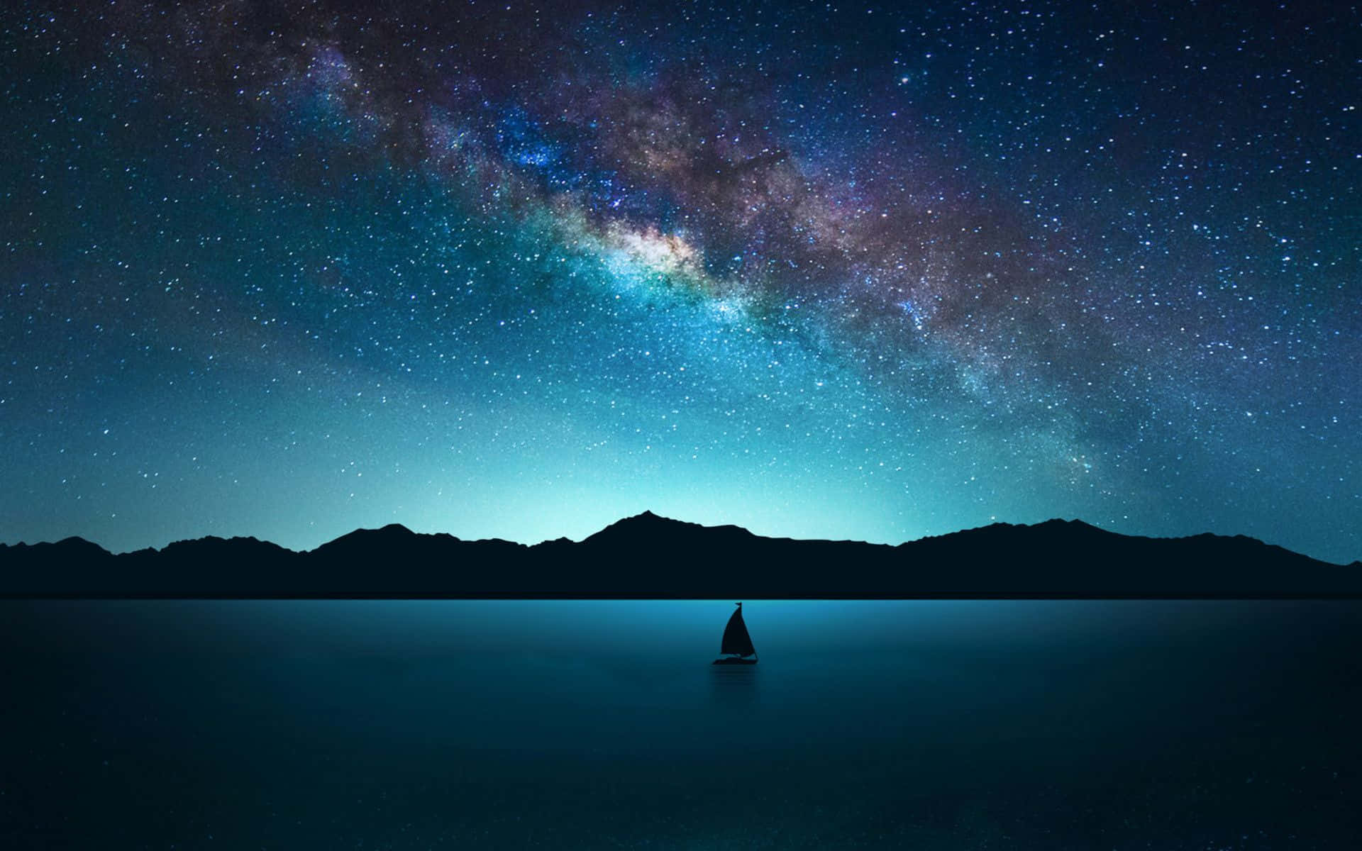 高清星空夜景 壁纸