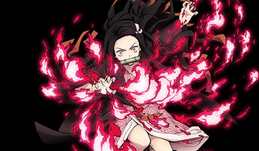 鬼灭之刃 火焰恶魔 壁纸