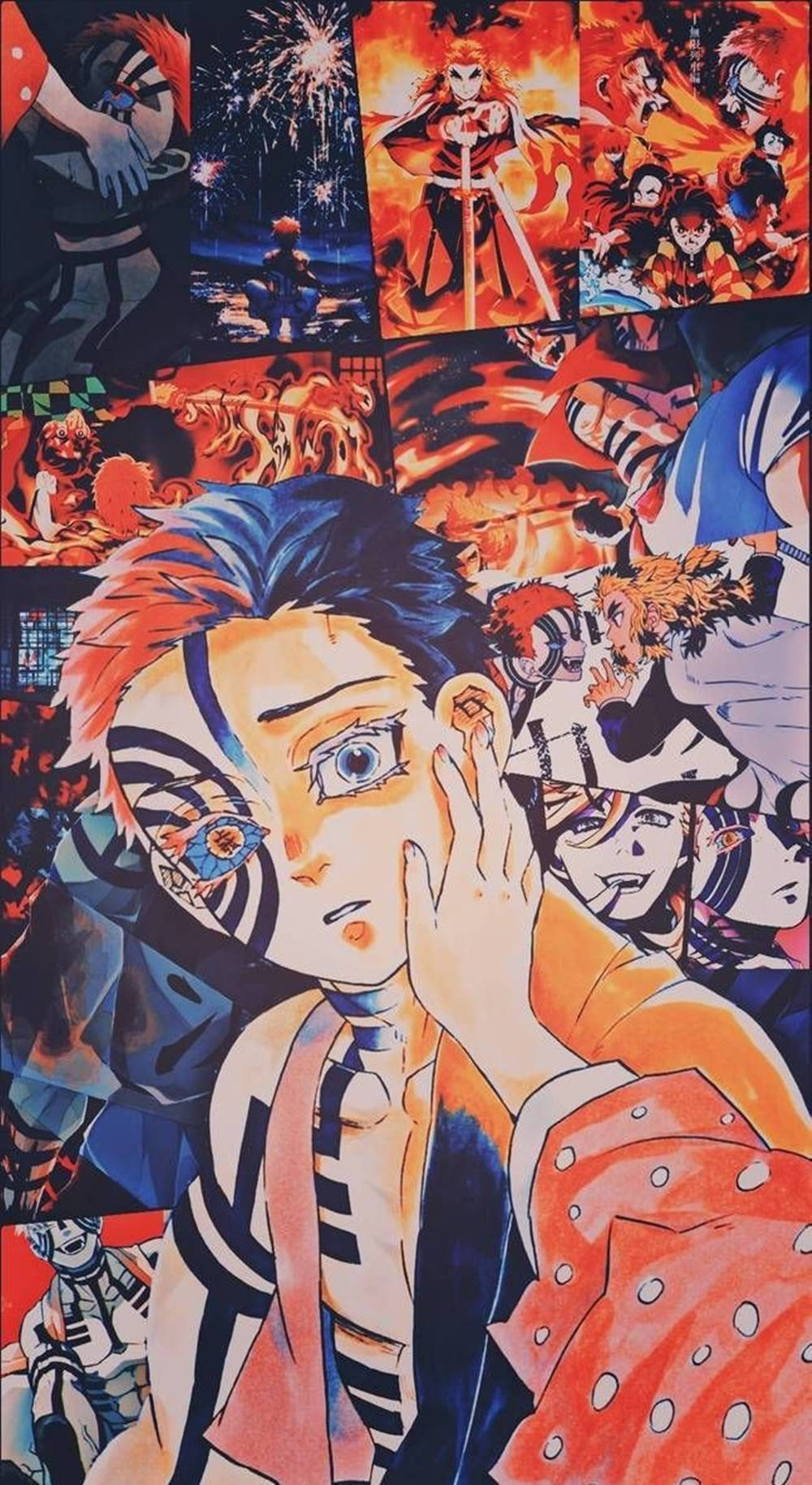 鬼灭之刃 猗窝座与狛治 壁纸