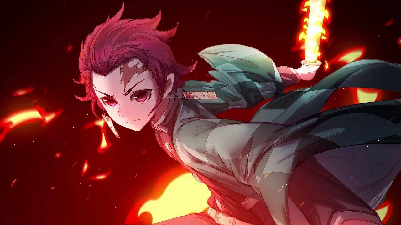 鬼灭之刃炭治郎火之神 壁纸