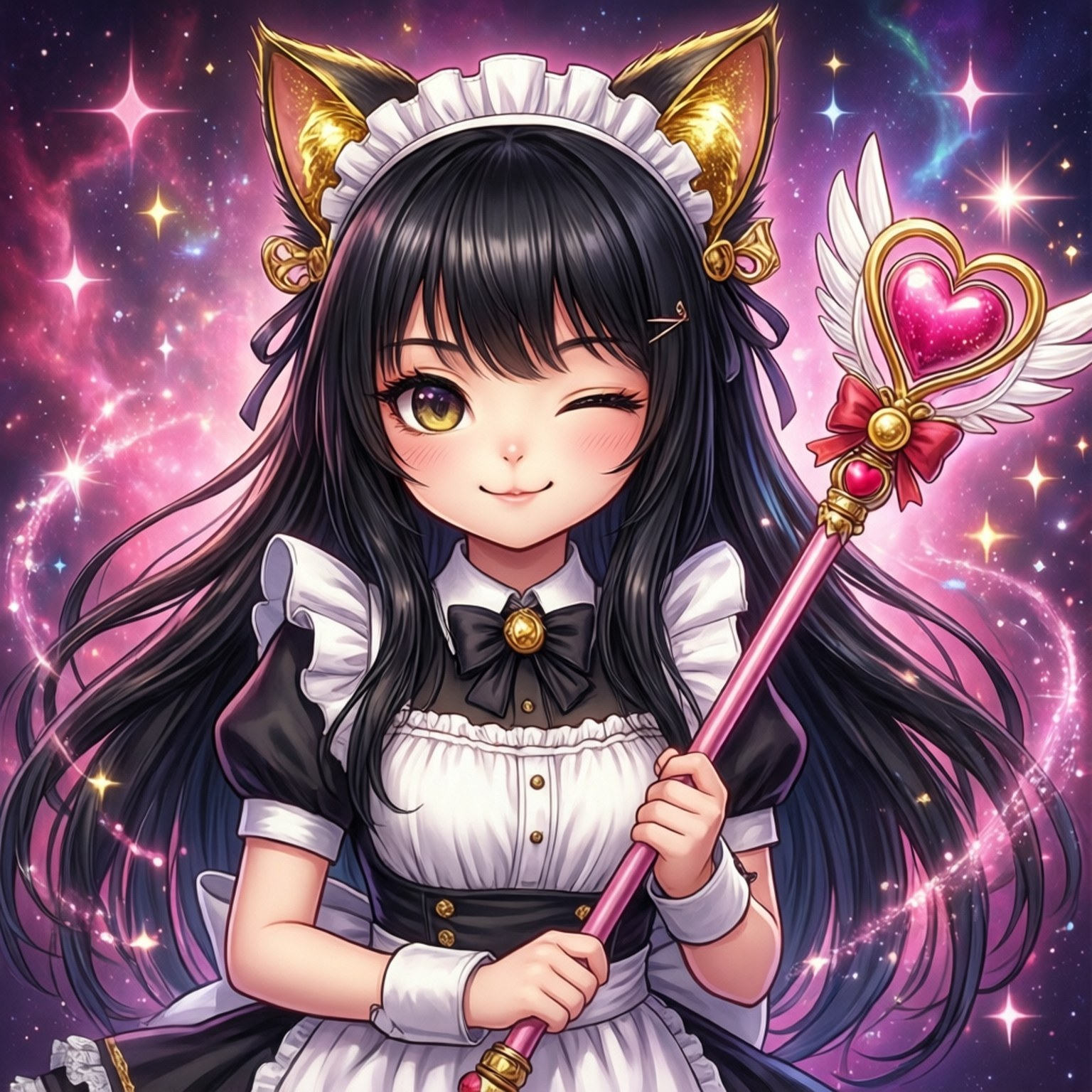 魔法女仆猫娘 壁纸