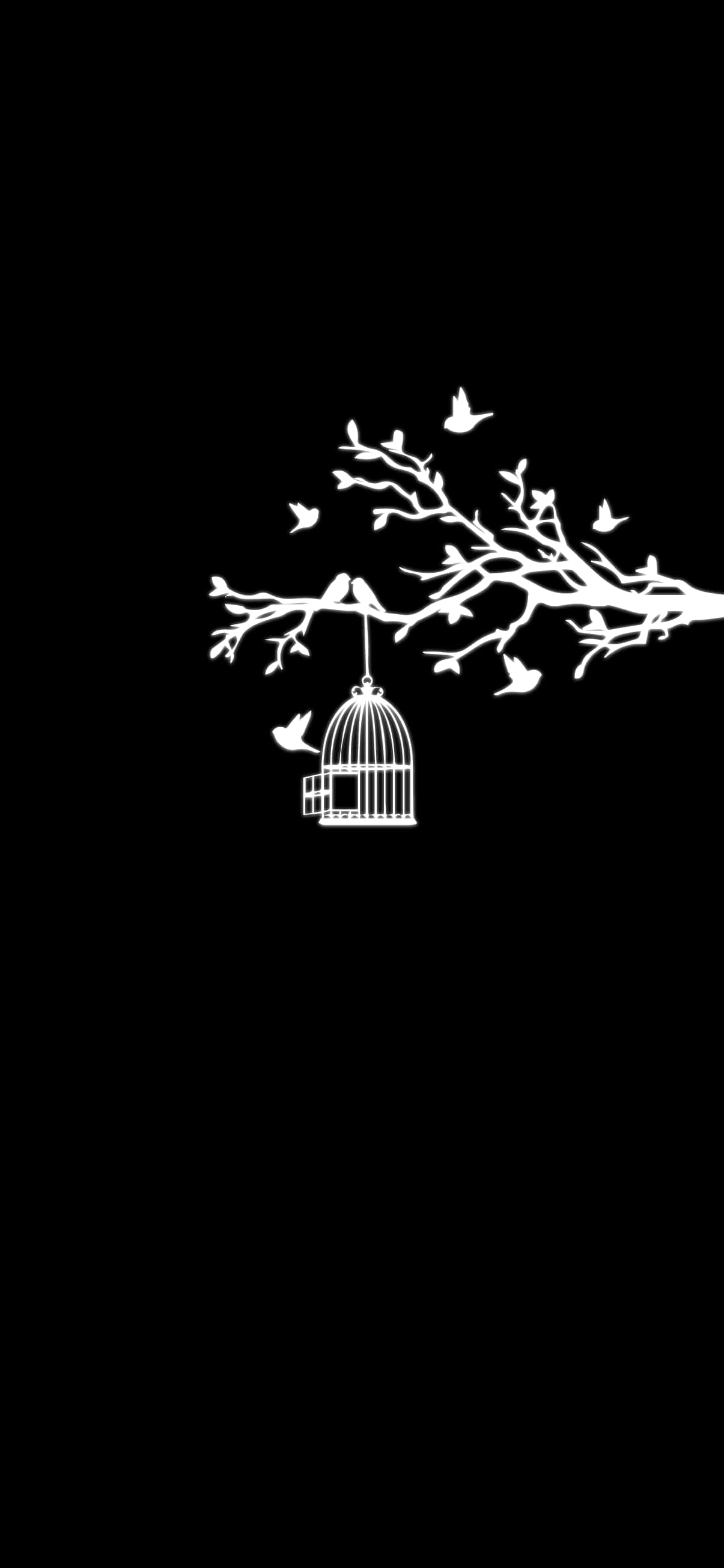 鸟笼像素3XL AMOLED背景 壁纸