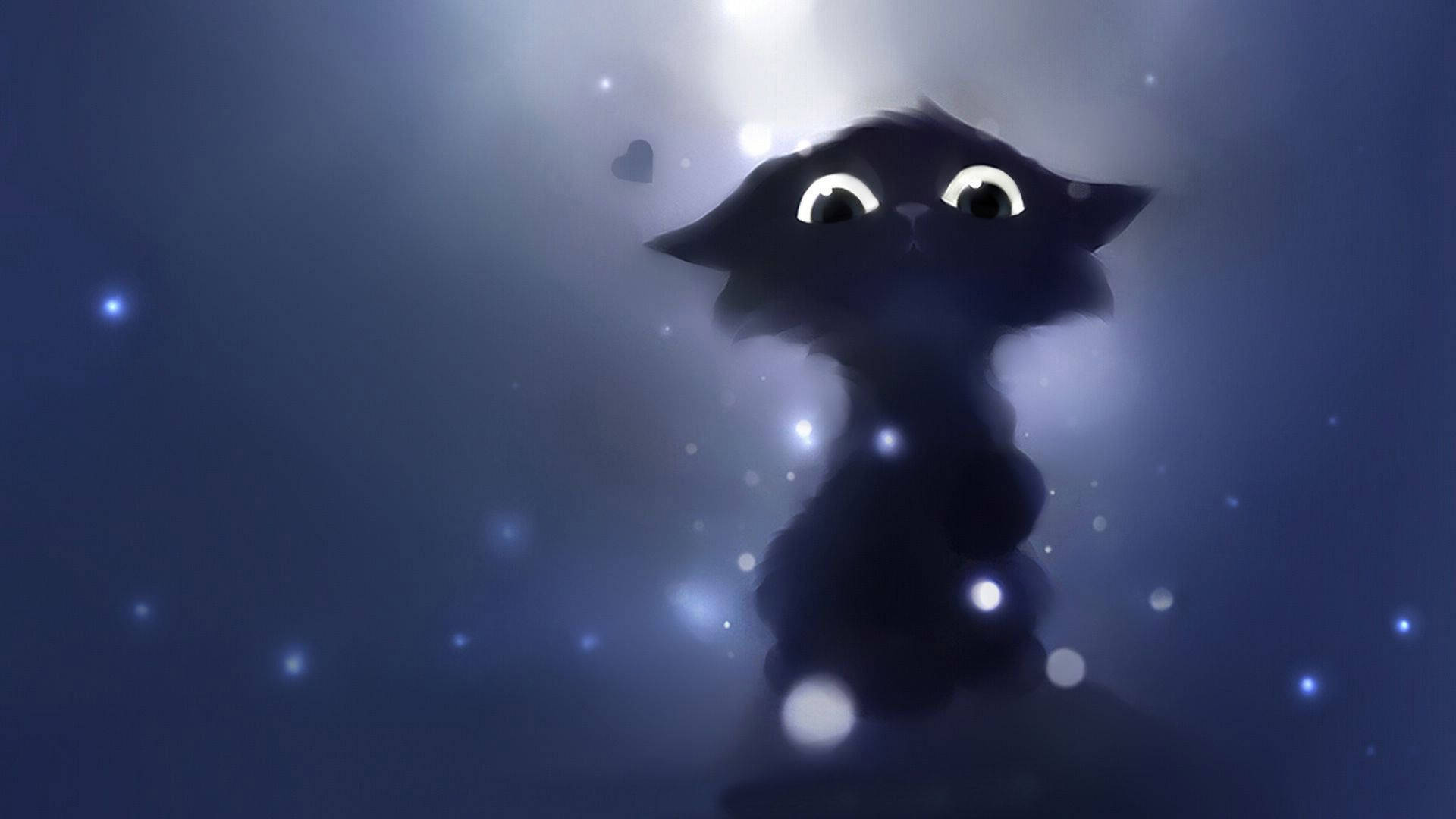 黑猫卡通 壁纸