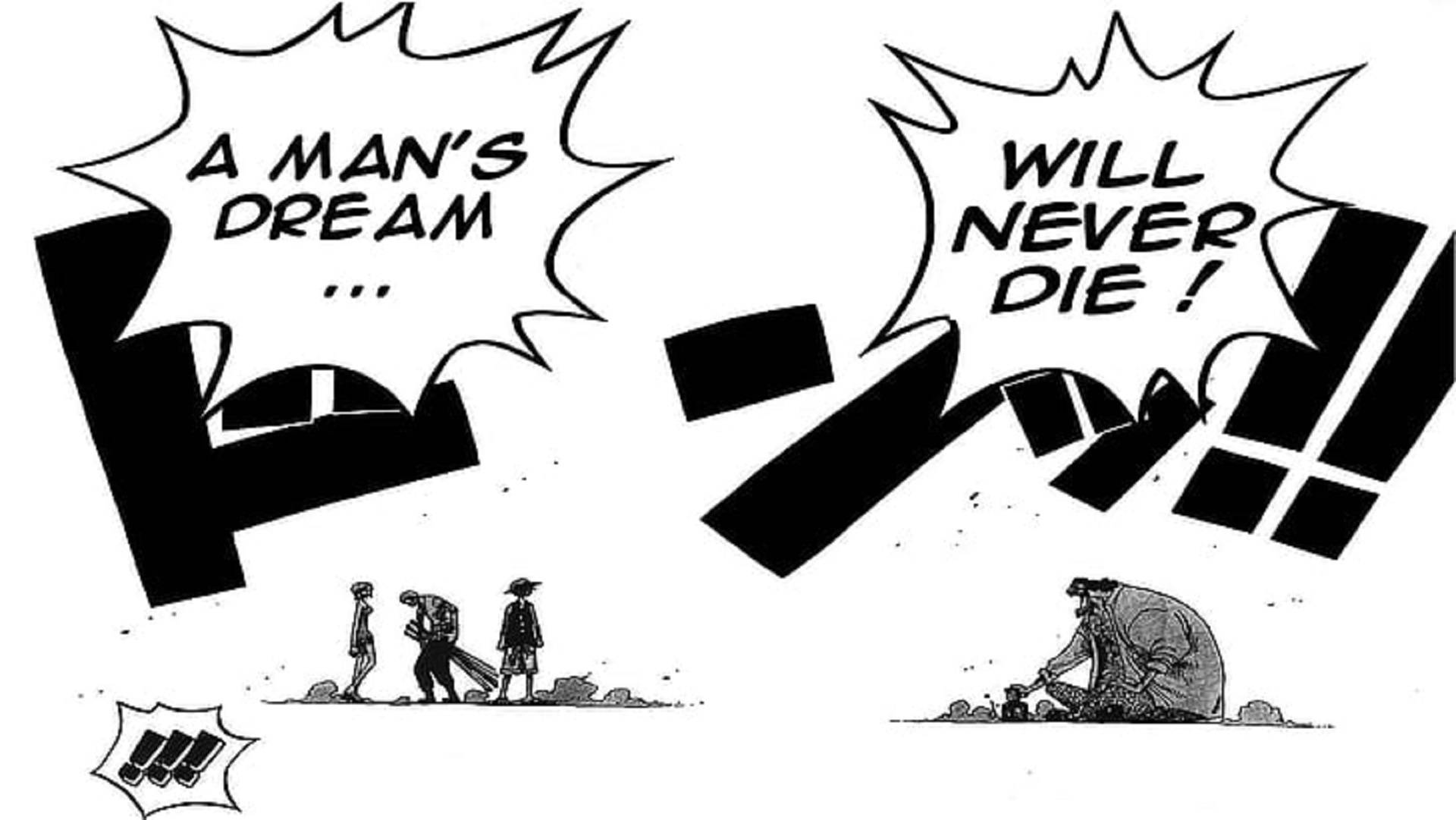 黑胡子首次登场漫画分镜 壁纸