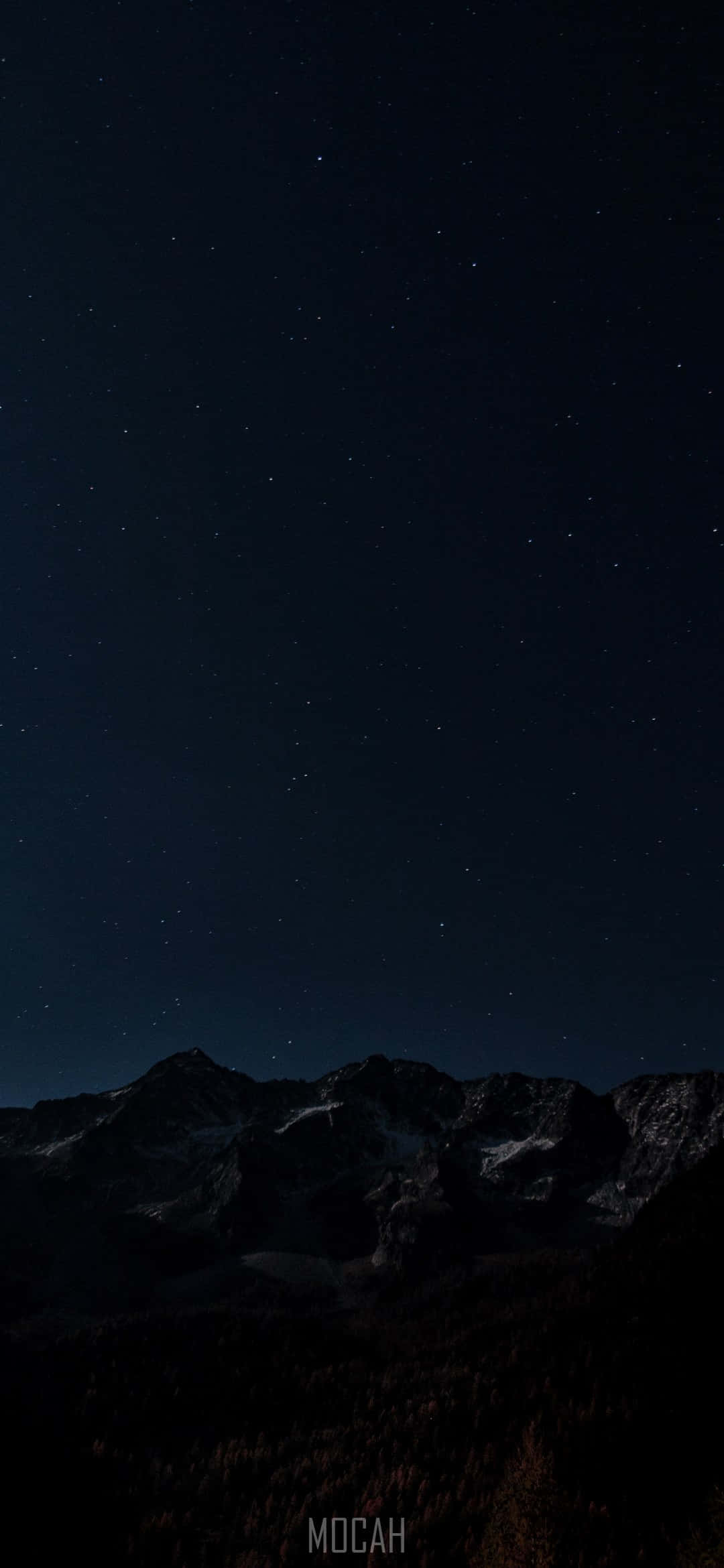 黑色星空背景 壁纸