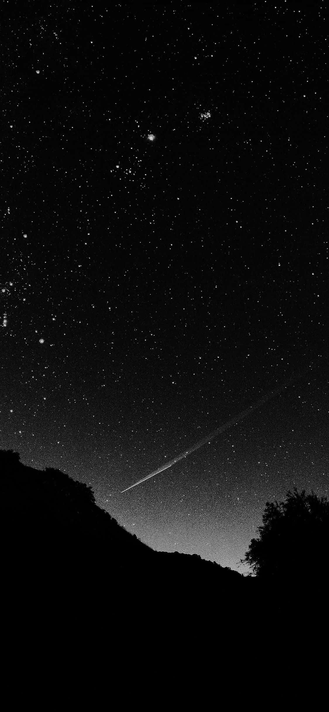 黑色星空背景 壁纸