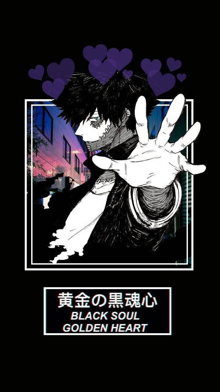 黑色美学动漫 黑魂金心 壁纸