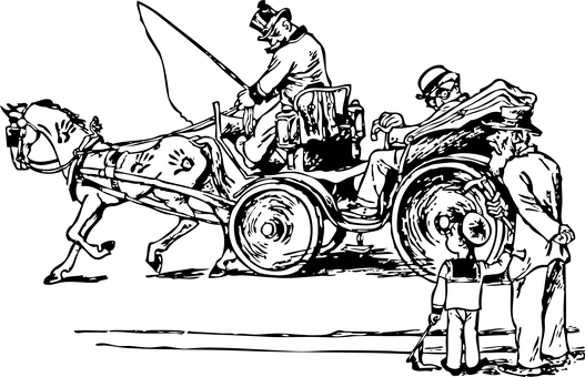 黑色骏马剪影 壁纸