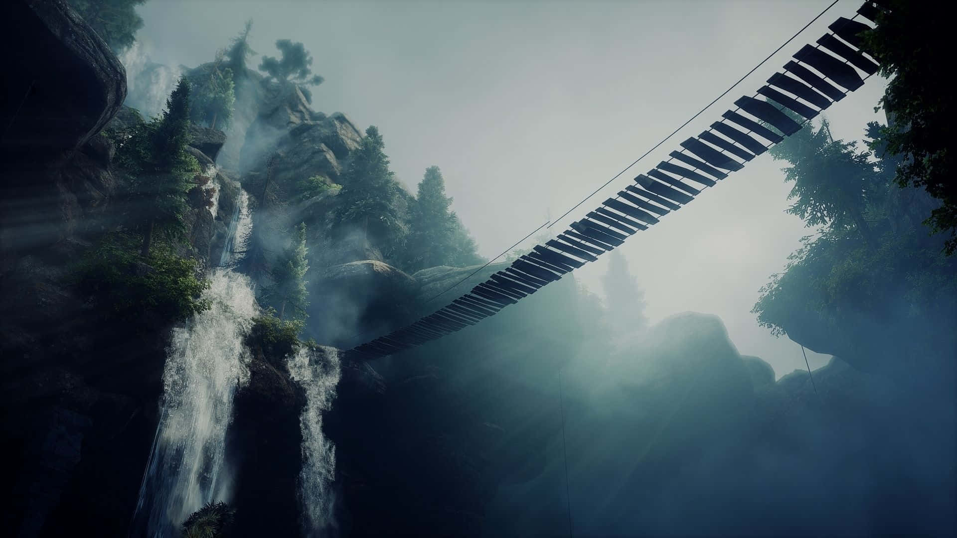 龙腾世纪审判高清吊桥背景 壁纸