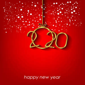 1000x1000 2020新年壁纸。新年快乐 - HD — Pixel Watch 5 壁纸