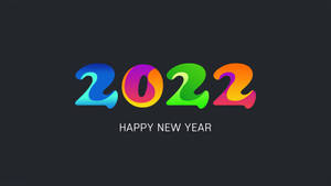 2022新年彩色霓虹艺术壁纸 — Studio Display 壁纸
