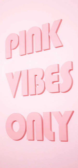Aesthetic Girly Pink Vibes Only — iPhone 17 Pro Max 壁纸