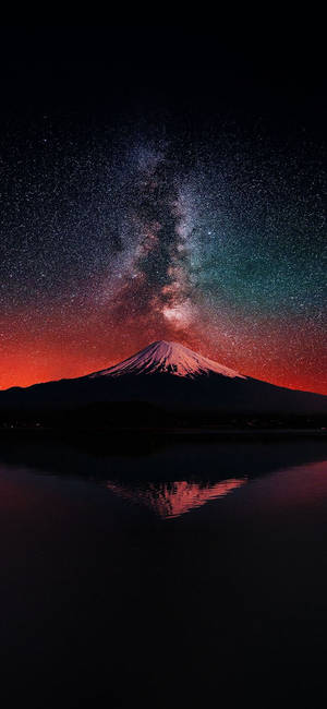 AMOLED雪山壁纸