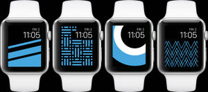 Apple Watch蓝色主题界面壁纸 — Apple Watch 壁纸
