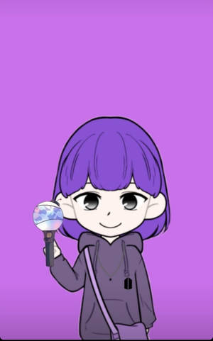 ARMY 女孩 可爱 iPhone 壁纸 — Galaxy Tab S9 FE 壁纸