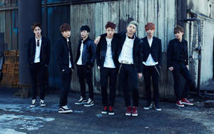 BTS组合照《Skool Luv Affair》壁纸 — 防弹少年团合照动图 壁纸