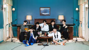 BTS防弹少年团BE专辑团体照壁纸 — 防弹少年团合照动图 壁纸