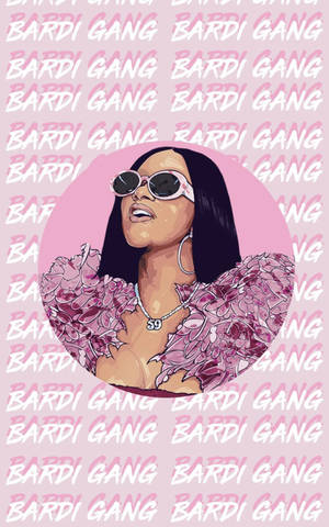 Cardi B粉色Bardi帮壁纸 — Galaxy Tab 壁纸