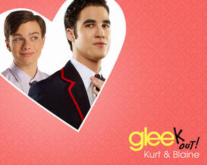 Chris Colfer 饰演的 Kurt 与 Blaine 壁纸 — 5:4 壁纸