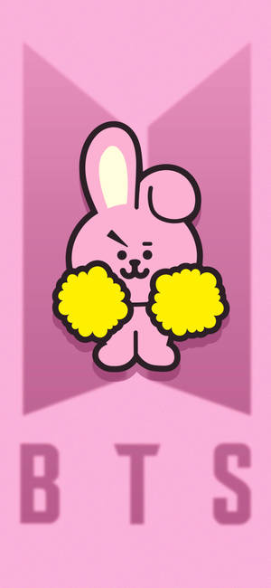 Cooky BT21 啦啦队壁纸 — iPhone 16 Pro Max 壁纸