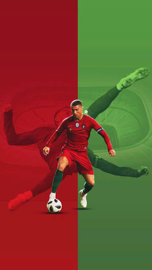 Cristiano Ronaldo 酷炫红绿主题