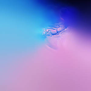 Galaxy S10 粉色与蓝色水纹壁纸 — 三星 Galaxy S20 壁纸