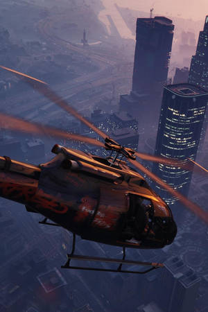 GTA iPhone 巴扎德直升机 — 侠盗猎车手 壁纸