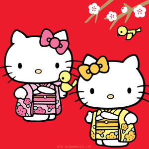 Hello Kitty万圣节和服壁纸 — 凯蒂猫万圣节 壁纸