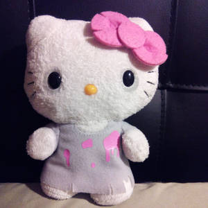 Hello Kitty万圣节毛绒玩偶壁纸 — 凯蒂猫万圣节 壁纸