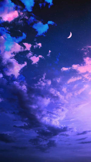 iPhone 12 Pro 紫色天空 — iPhone 壁纸