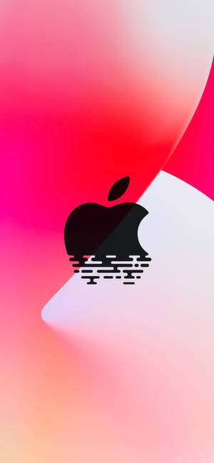 红色苹果标志iPhone 12壁纸 — iPhone 13 Mini 壁纸