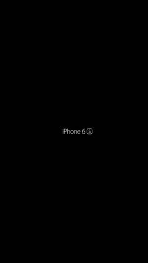 黑色基础 iPhone 6s — iPhone 6 壁纸
