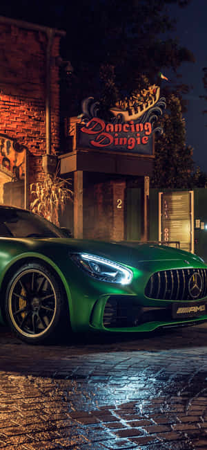 iPhone X AMG GT-R 背景 — Tecno Camon 50 壁纸