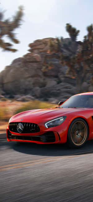 iPhone X AMG GT-R 背景 — 荣耀600 Pro 壁纸