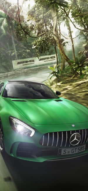 iPhone X AMG GT-R 背景 — Tecno Camon Slim 4G 壁纸