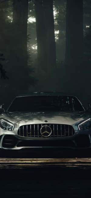 iPhone X AMG GT-R背景 — 荣耀Play 80 Plus 壁纸