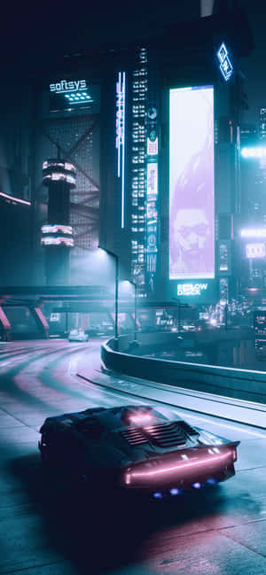 iPhone X《赛博朋克2077》背景 — 银河A 壁纸