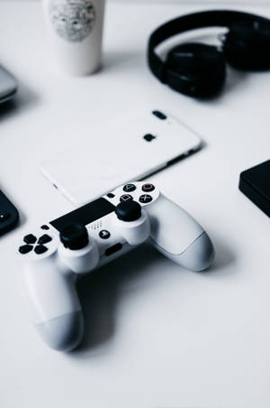 iPhone桌面与PlayStation控制器 — 小米平板 壁纸