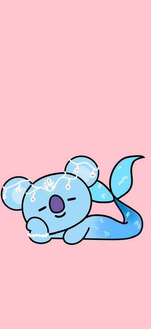 Koya BT21 粉丝艺术作品壁纸 — iPhone 16e 壁纸
