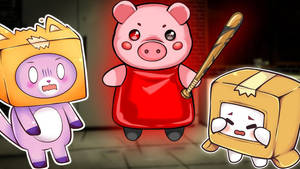 LankyBox Foxy Roblox Piggy 与 Boxy
