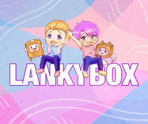 LankyBox动画亚当与贾斯汀毛绒玩具 — 可爱卡通 壁纸
