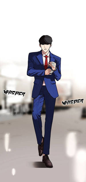 Lookism 穿着西装的小丹尼尔·朴壁纸 — iPhone 12 Pro 壁纸