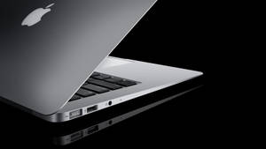 Macbook Air 简约黑镜 — MacBook Air 壁纸