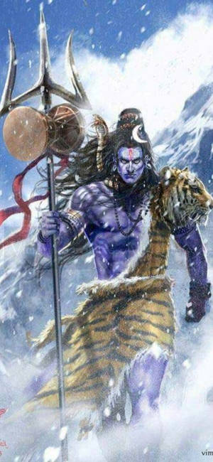 Mahakal Snowy Mountain — Samsung S23 Ultra 壁纸