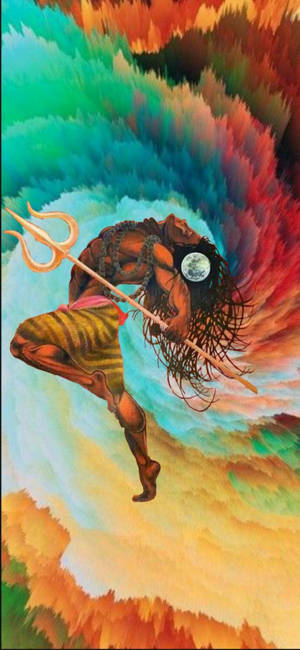 Mahakal Moon Art — Galaxy S22 Ultra 壁纸
