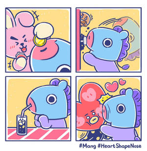 Mang Bt21 漫画壁纸 — Galaxy Z Flip7 FE 壁纸