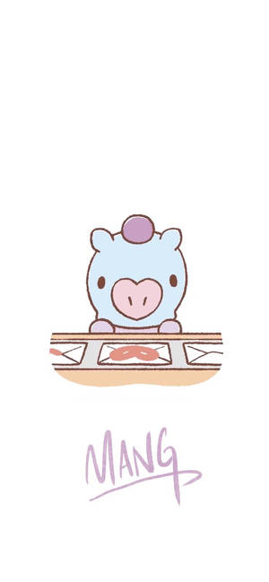 Mang Bt21 艺术作品壁纸 — iPhone 18 Pro Max 壁纸