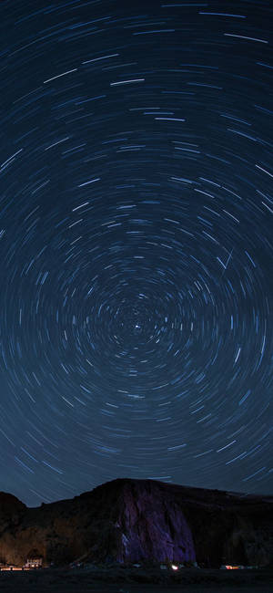 Mountain Aesthetic Dark Blue HD — iPhone 13 Pro 壁纸