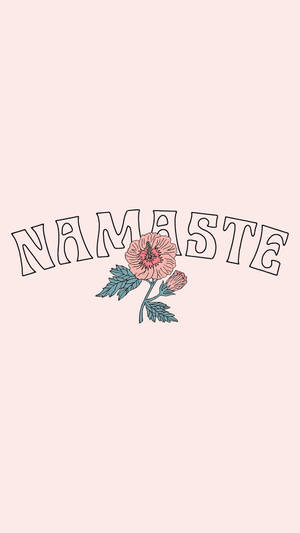Namaste灵性美学花卉 — 灵性美学 壁纸