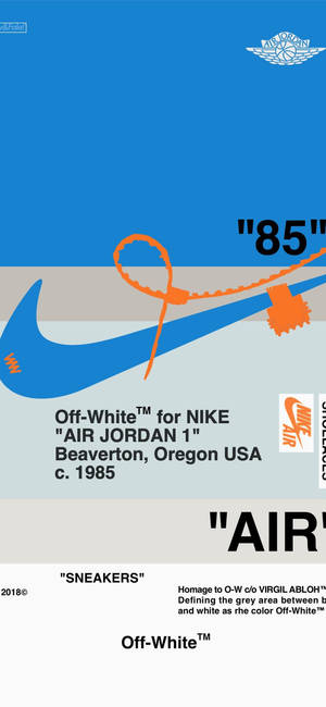 Nike iPhone 机票设计 — iPhone 13 Pro Max 壁纸
